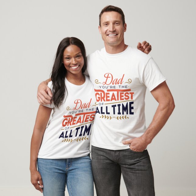 Pappas Greatest Of All Time Fars Dag T-Shirt (Unisex)