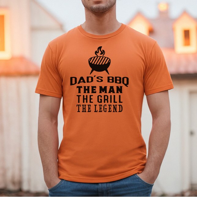 Pappas grillfest t shirt (Dad's BBQ: The man, the grill, the legend)