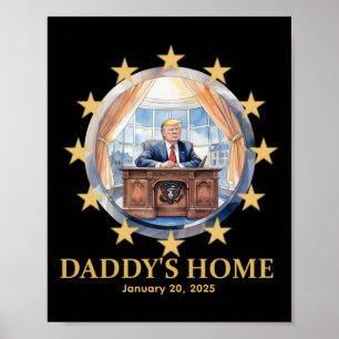 "pappas hem" Donald Trump 2025 Oval Office Inaug Poster