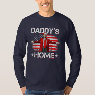 Pappas Hemma Trump Jul 2024 Rolig Trump 45 47 T Shirt