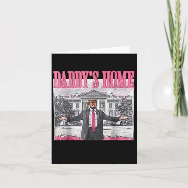 Pappas Hemma Vita huset 2025 President Trump  Kort (Framsida)