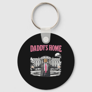 Pappas Hemma Vita huset 2025 President Trump Nyckelring