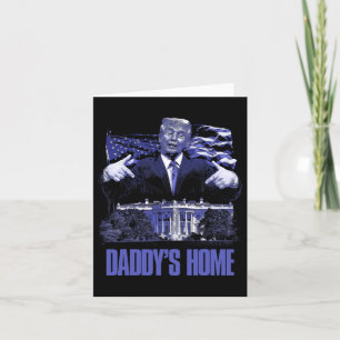 Pappas Hemma Vita Huset Trump 2024 Valet  Kort