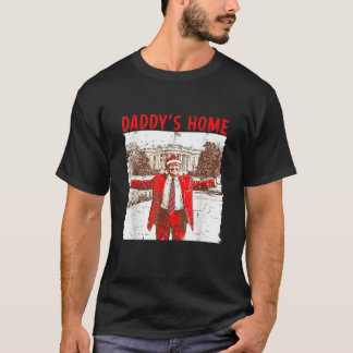 Pappa's Home är hemma för roligt av julklump T Shirt