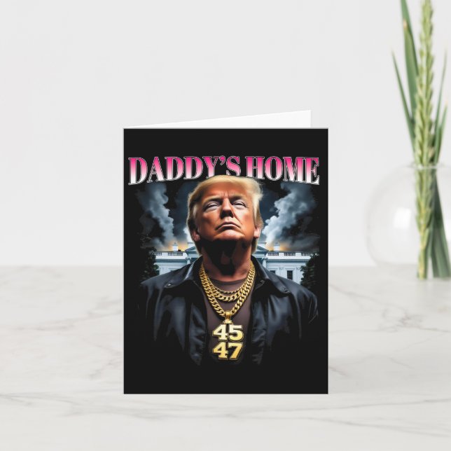 Pappa's Home Trump Kort (Framsida)