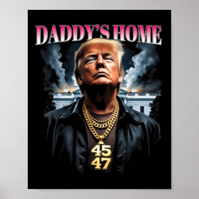 Pappa's Home Trump Poster (Framsidan)