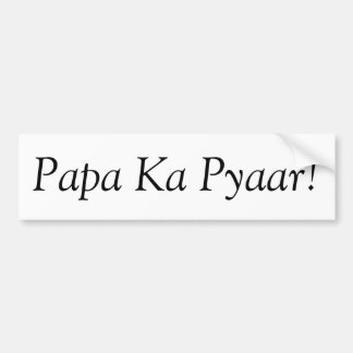 Pappas kärlek bildekal