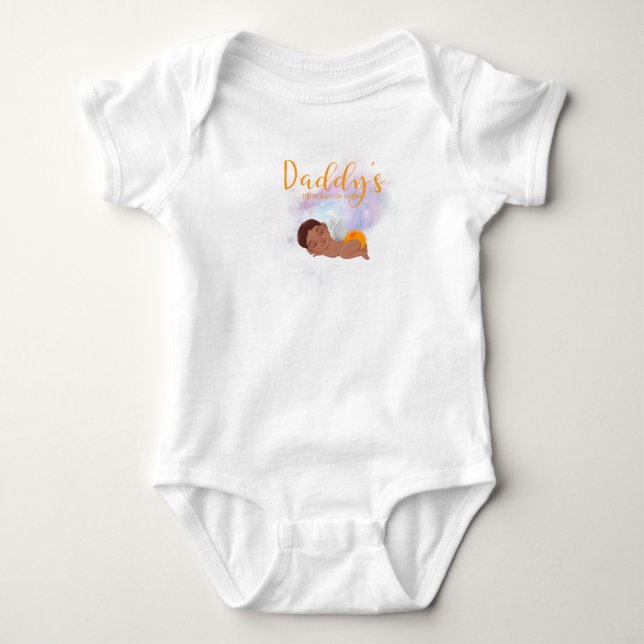 Pappas lilla ängel baby bodysuit  t shirt (Framsida)