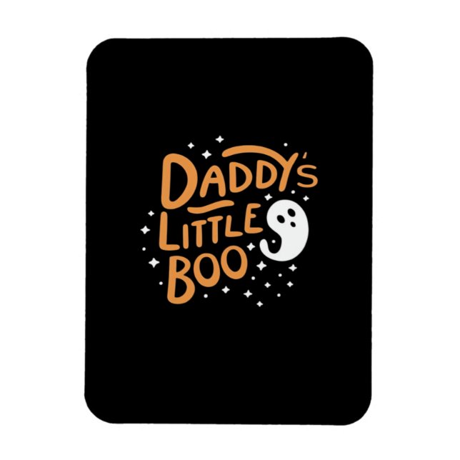 Pappas lilla Boo, Glad Halloween Magnet (Vertikal)