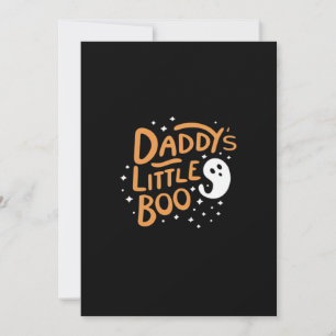 Pappas lilla Boo Glad Halloween-stil Julkort