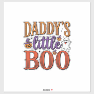Pappas lilla Boo Vintage Halloween Klistermärken