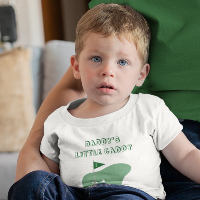 Pappas lilla caddy golfpojke t shirt (Skapare uppladdad)
