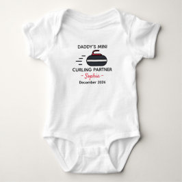 Pappas lilla curlingpartner - Curlingspelare T Shirt