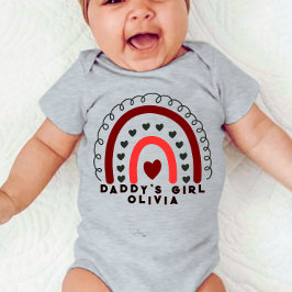 Pappas lilla flicka Baby Bodysuit T Shirt