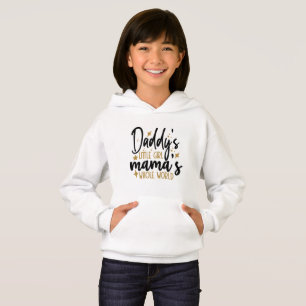 Pappas lilla flicka Mamas hela värld Typografi T Shirt