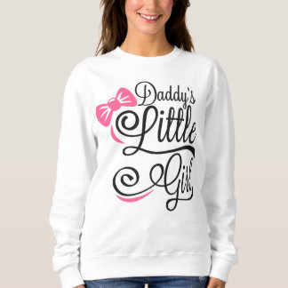 Pappas lilla flicka Rosa Båge Skrift T Shirt