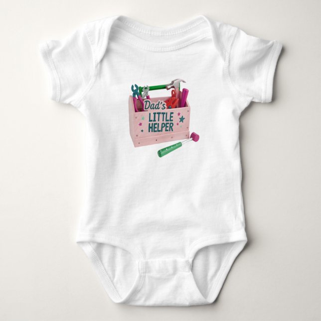 Pappas lilla hjälpreda t shirt (Framsida)