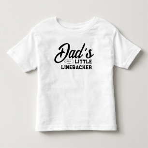 Pappas lilla linebacker amerikansk fotboll söt poj t shirt