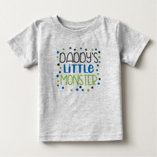 Pappas lilla monsterbaby-t-shirt t shirt