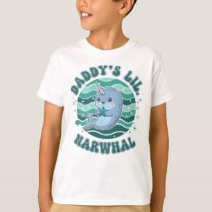 Pappas lilla narval söta havet Anima T Shirt