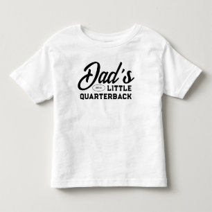 Pappas lilla quarterback amerikansk fotboll pojke t shirt