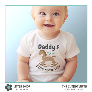 Pappas lilla rockstjärna t shirt