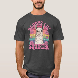 Pappas lilla sprutande vän t shirt