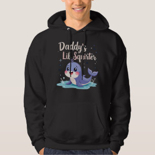 Pappas lilla sprutare hoodie
