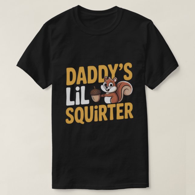 Pappas lilla sprutare t-shirt (Design framsida)