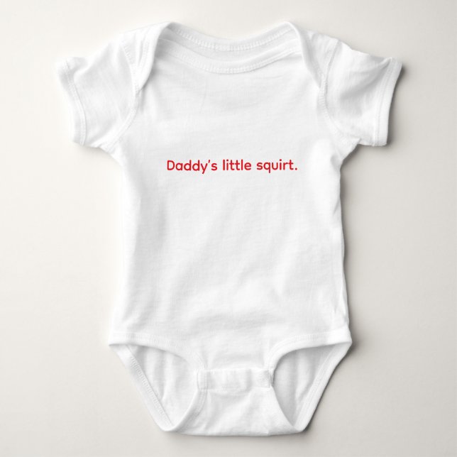 Pappas lilla sprutt. t shirt (Framsida)