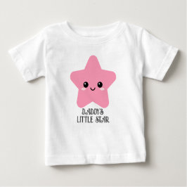 Pappas lilla stjärna, Rosa stjärna Grafisk t-shirt