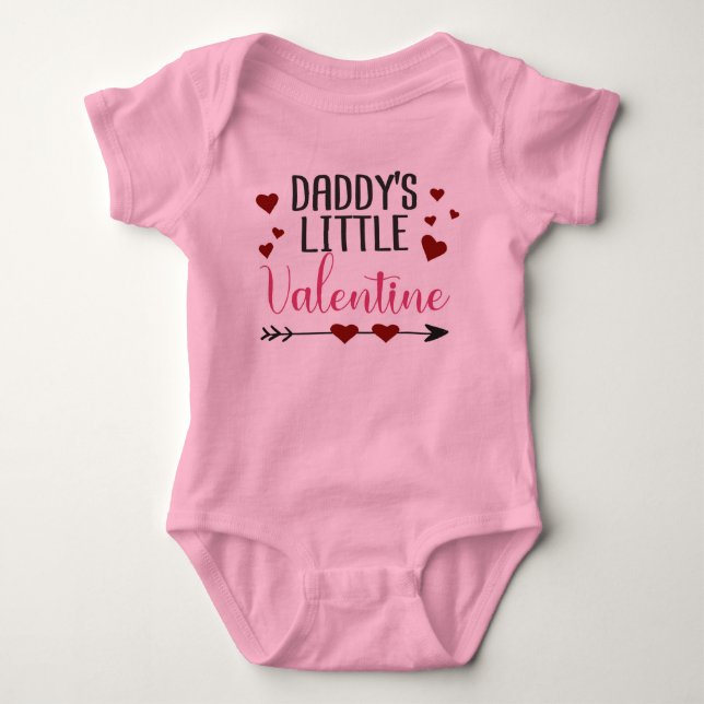 "Pappas lilla Valentina" T Shirt (Framsida)