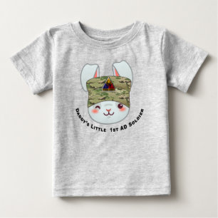 "Pappa's Little 1st Armored Division Soldier" T Shirt
