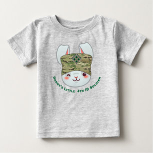 "Pappa's Little 4th Infantry Division Soldier" T Shirt