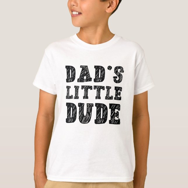 Pappa's Little Boy T Shirt (Framsida)
