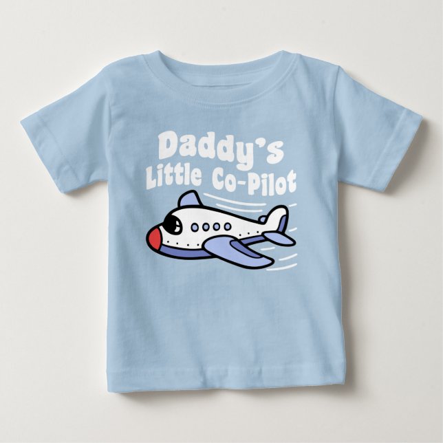Pappa's Little Co-Pilot T-shirt (Framsida)