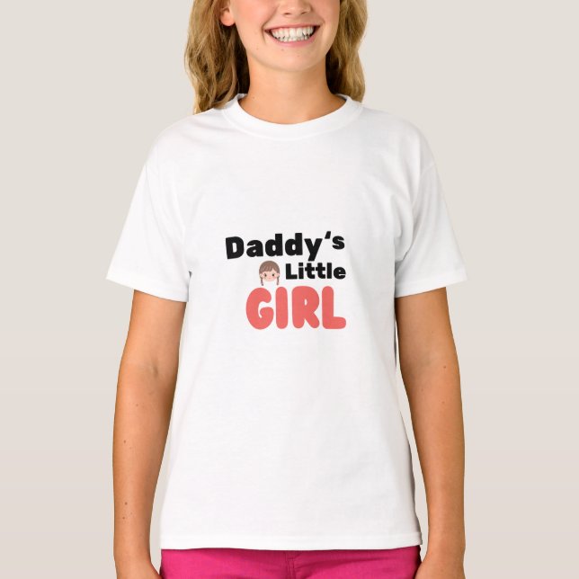 Pappa's Little Girl Cute Tee (Framsida)