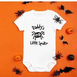 Pappa's Little Spider | Halloween Baby Bodykostyme T Shirt