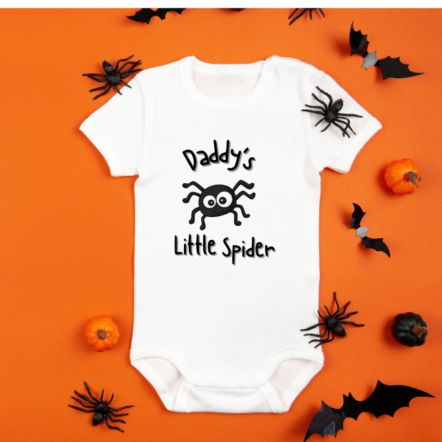 Pappa's Little Spider | Halloween Baby Bodykostyme T Shirt (Skapare uppladdad)