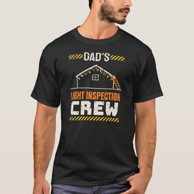 Pappas ljustillsynschema Rolig jul T Shirt (Framsida)