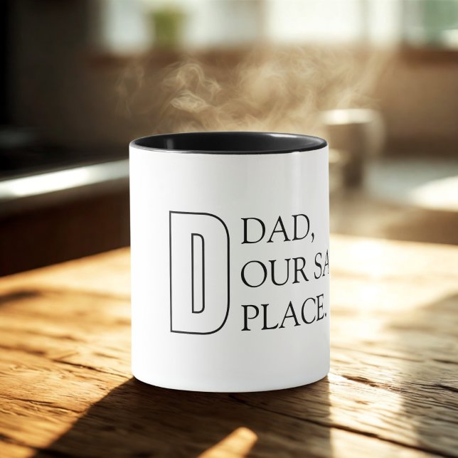 Pappas mugg med enkel typografi (Skapare uppladdad)