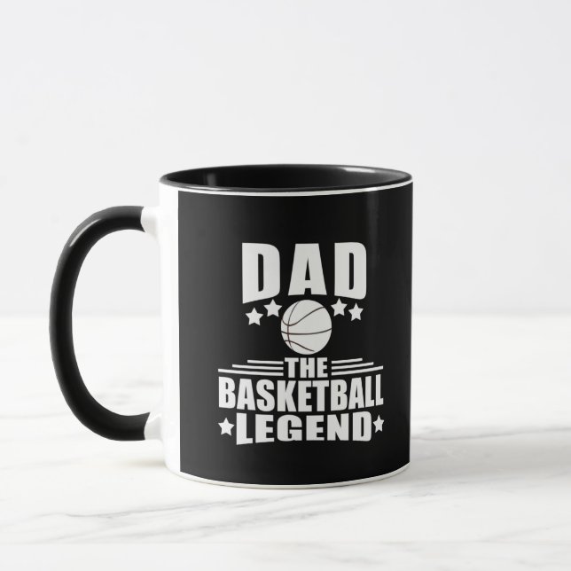 Pappas present i basketboll mugg (Vänster)