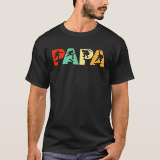 Pappas skateboard Retro Pappa Skridskoåkning T Shirt