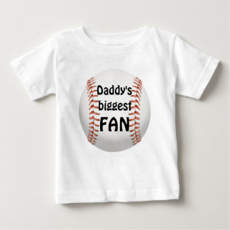 Pappas största fan familj baseball t shirt