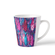 Pappas Tie Samling Liten Keramisk Latte Mugg