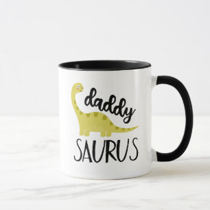 PappaSaurus grön Dinosaur Mugg