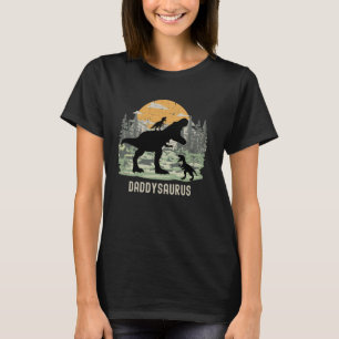 Pappasaurus med 2 barn Pappa Dinosaurie Trex Pappa T Shirt