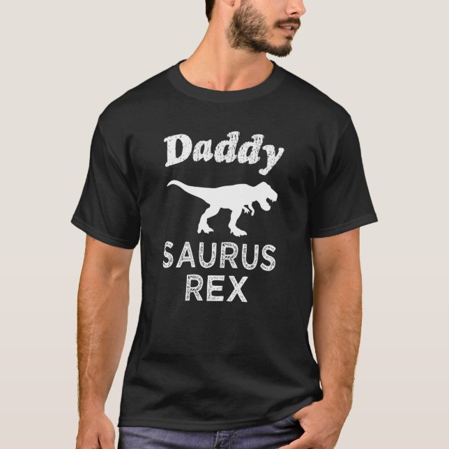 PappaSaurus Rex rolig manar skjorta för Tee Shirt (Framsida)
