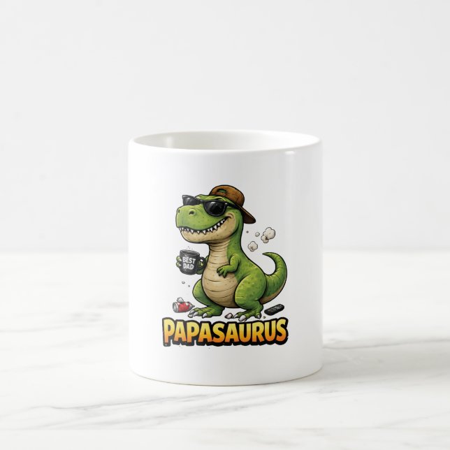 Pappasaurus Rolig Pappa Kaffemugg (Center)