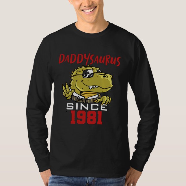 Pappasaurus sedan 1981 t shirt (Framsida)